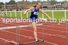 Girls hurdles, 2025 Northumberland Schools Track and Fields, Wentworth, Hexham. Photo: David T. Hewitson/Sports for All Pics